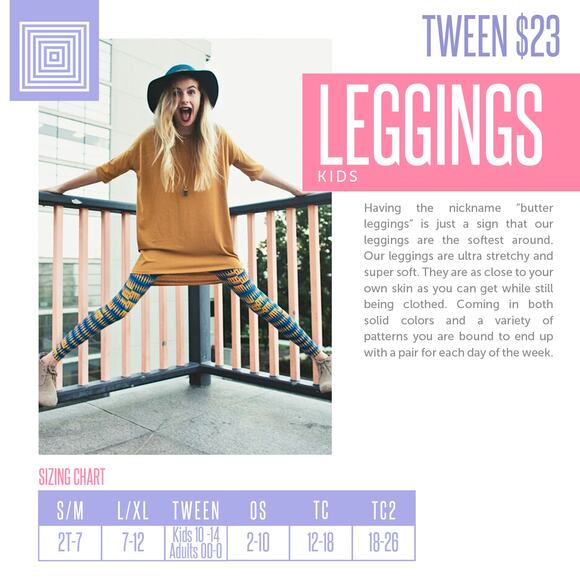 LuLaRoe Tween Leggings Dogs Striped Black Pink Gray Dachshund Animal Print Soft - Picture 7 of 9